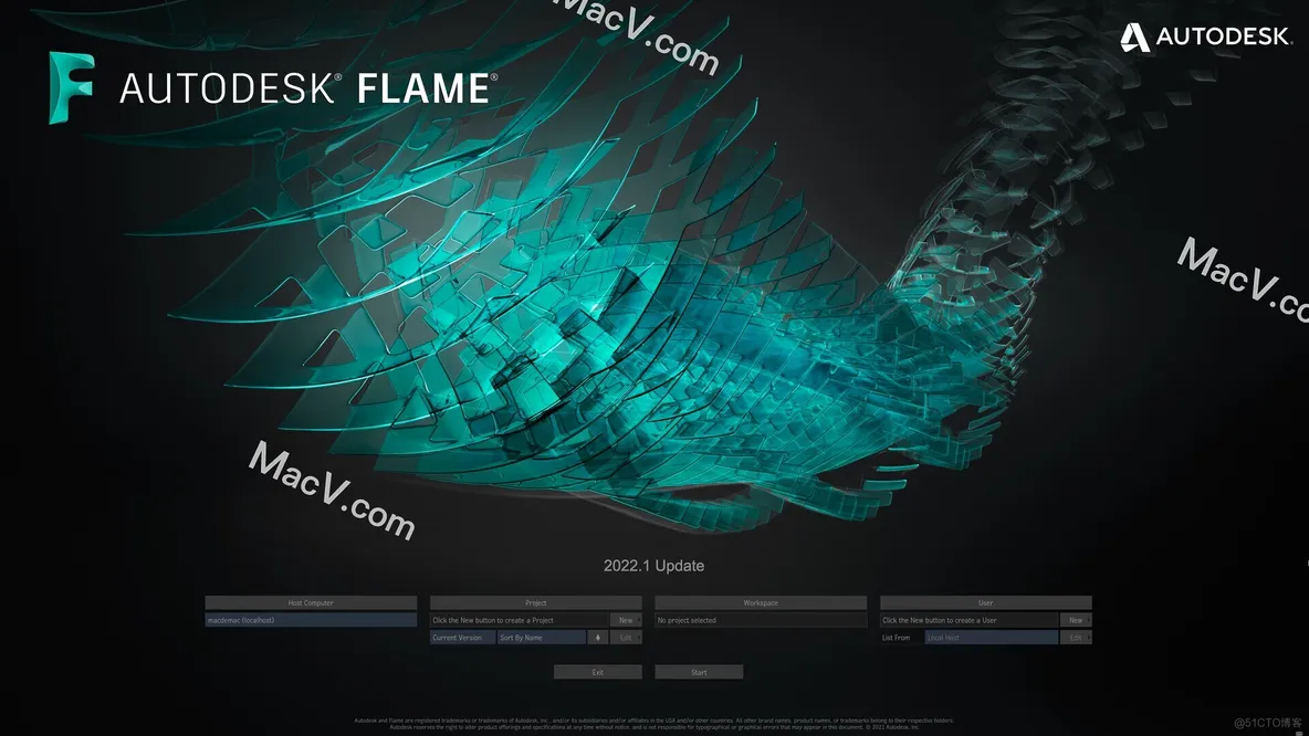 Autodesk Flame 2022 for mac(三维视觉特效合成软件) v2022.1 激活版_二维